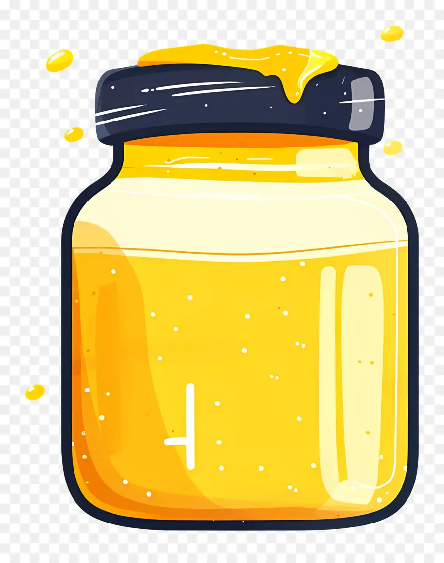 Ghee Butter Jar，Madu PNG