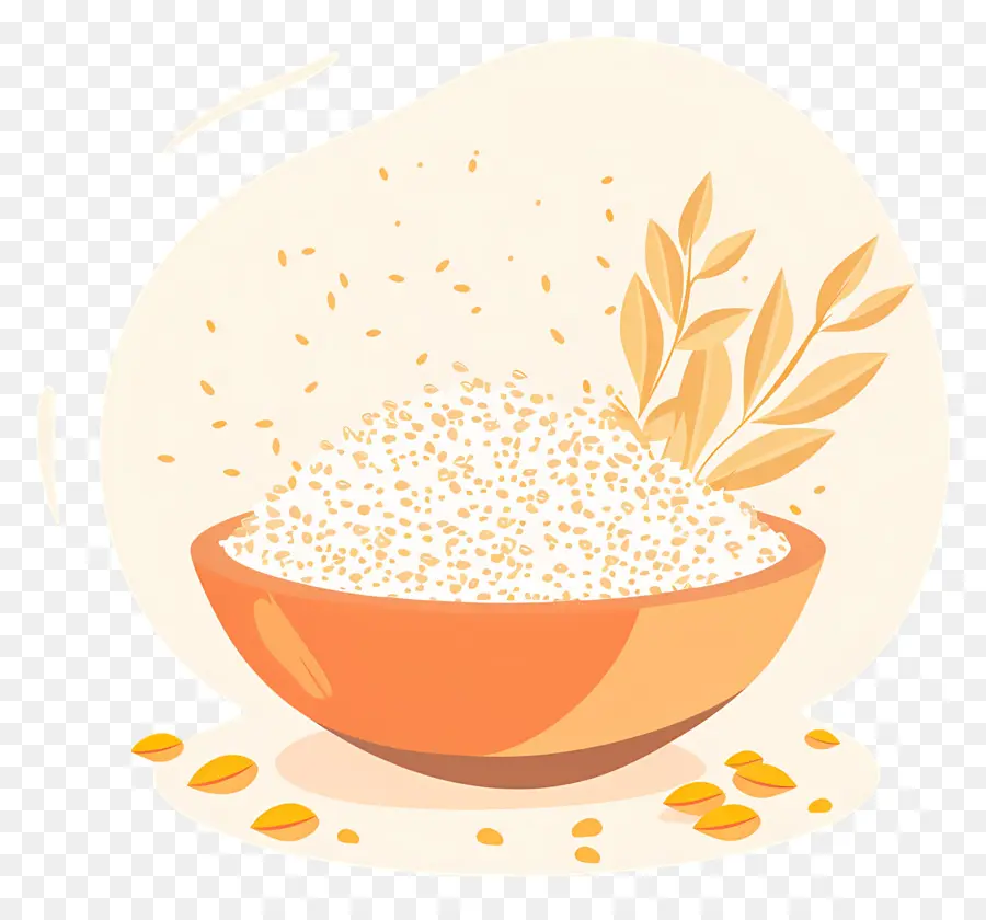 Oatmeal，Beras PNG