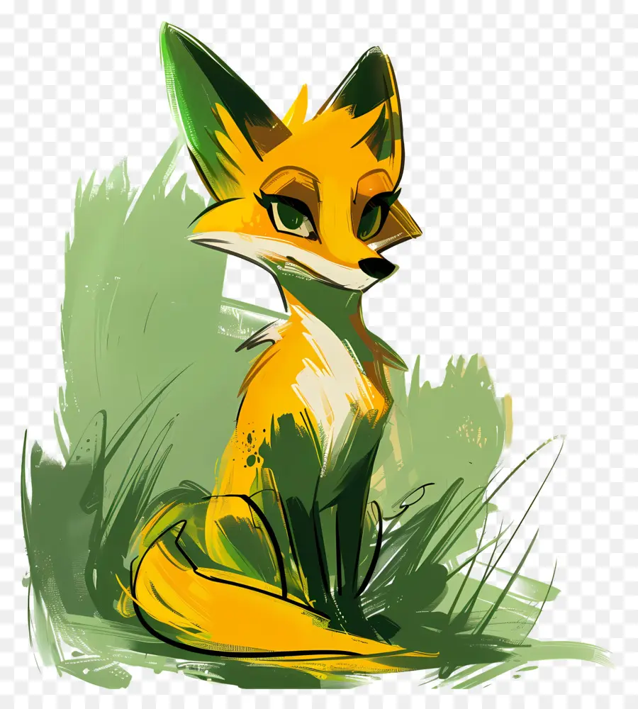 Kartun Fox，Fox Lucu PNG