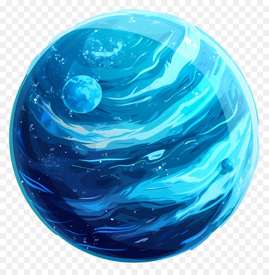 Planet，Planet Biru PNG