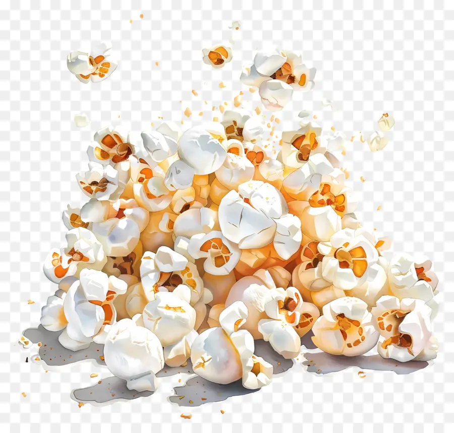 Popcorn，Makanan Ringan PNG