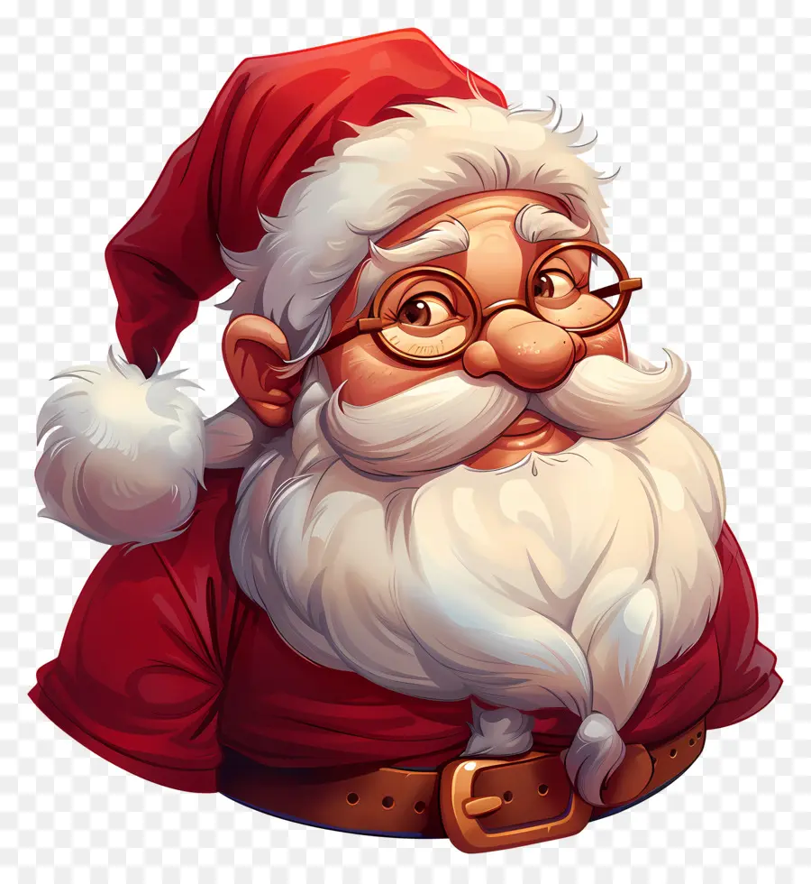 Santa Claus，Kacamata PNG