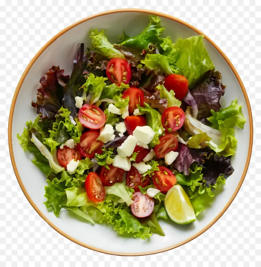 Salad Sehat，Salad Campuran Hijau PNG