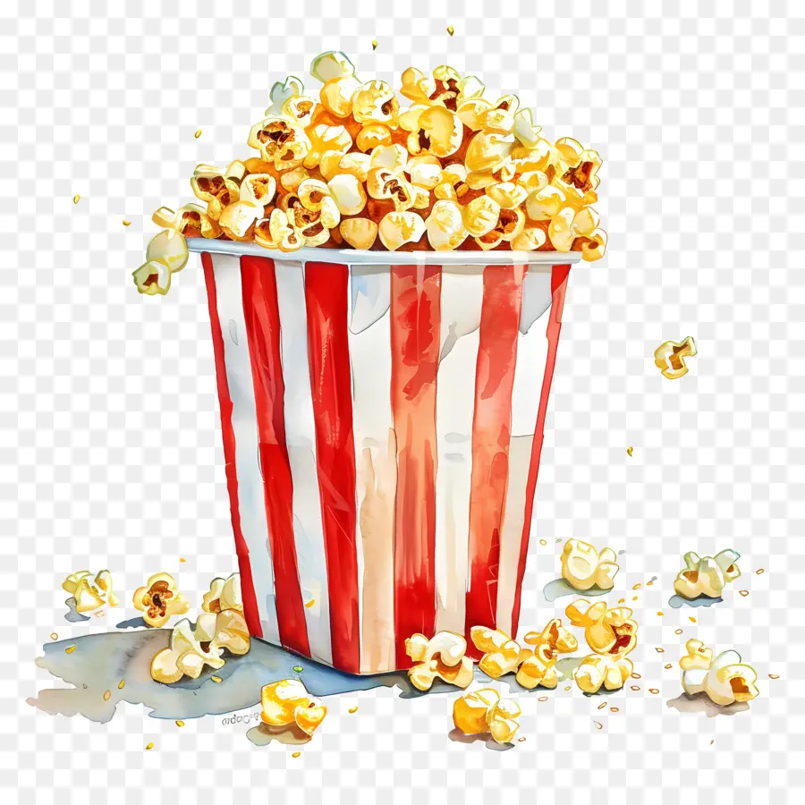 Popcorn，Cangkir Kertas PNG