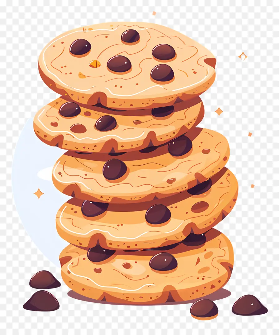 Oatmeal Cookie，Chocolate Chip Cookie PNG