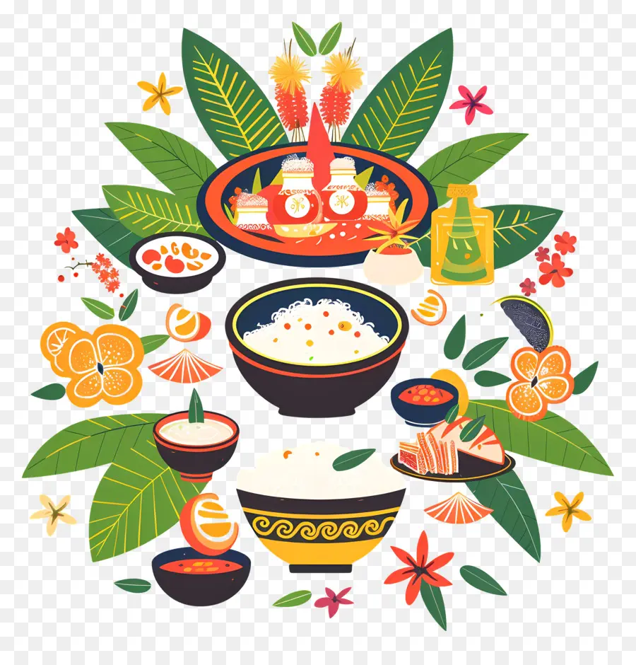 Onam Feast，Makanan PNG