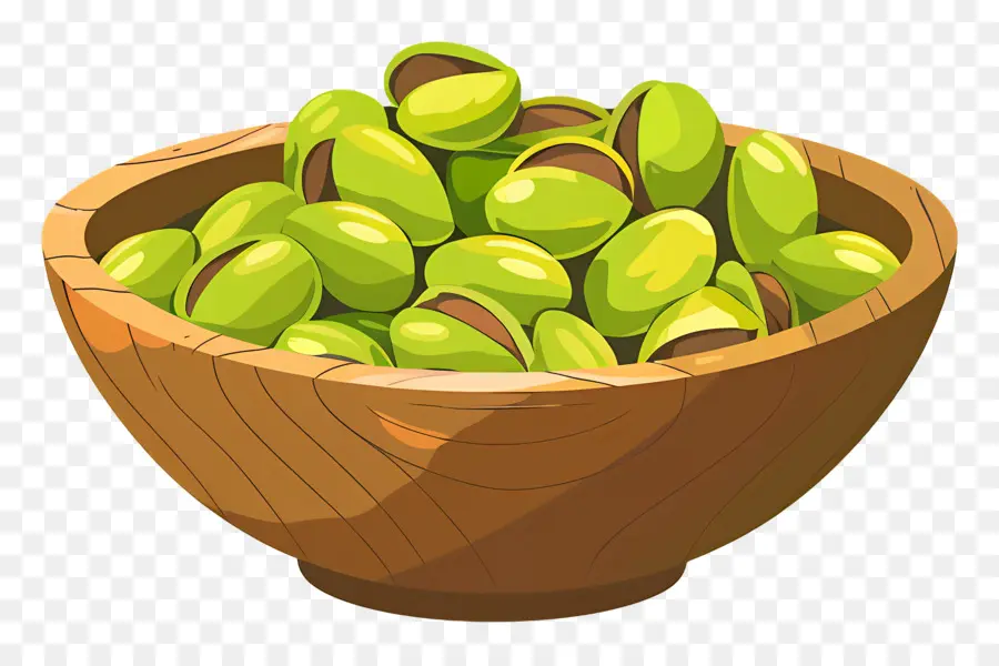 Pistachio，Almond Mentah PNG