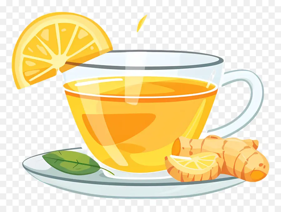 Teh Jahe，Irisan Lemon PNG