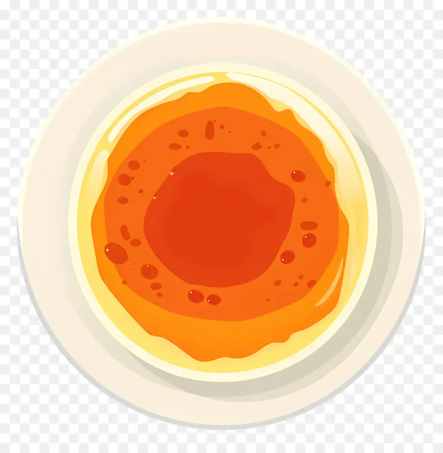 Brûlée Creme，Orange Sup PNG