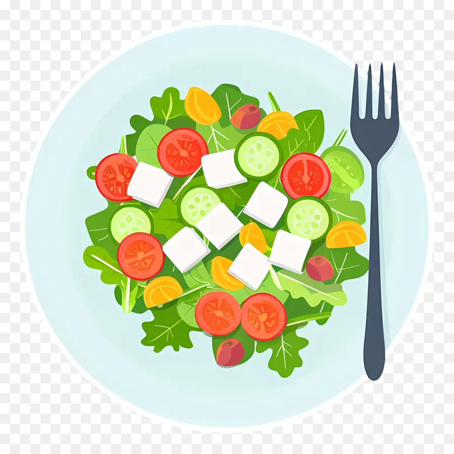 Salad Sehat，Tomat PNG