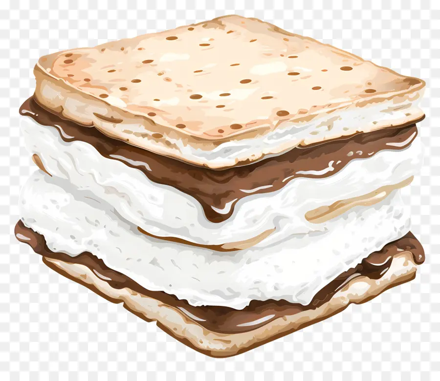 Sandwich Es Krim，Sandwich Es Krim Chocolate Chip PNG