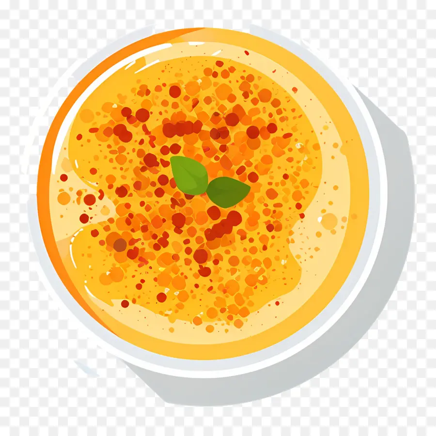 Brûlée Creme，Sup Pedas PNG