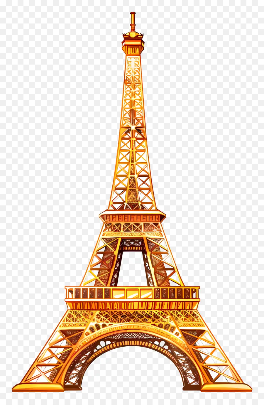 Menara Eiffel，Paris PNG