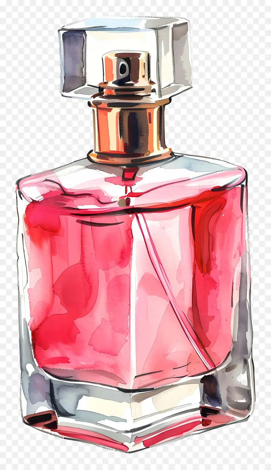 Parfum，Lukisan Cat Air PNG