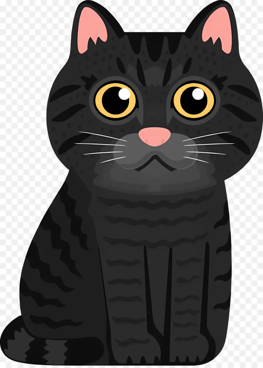 Kartun Kucing，Kucing Hitam PNG