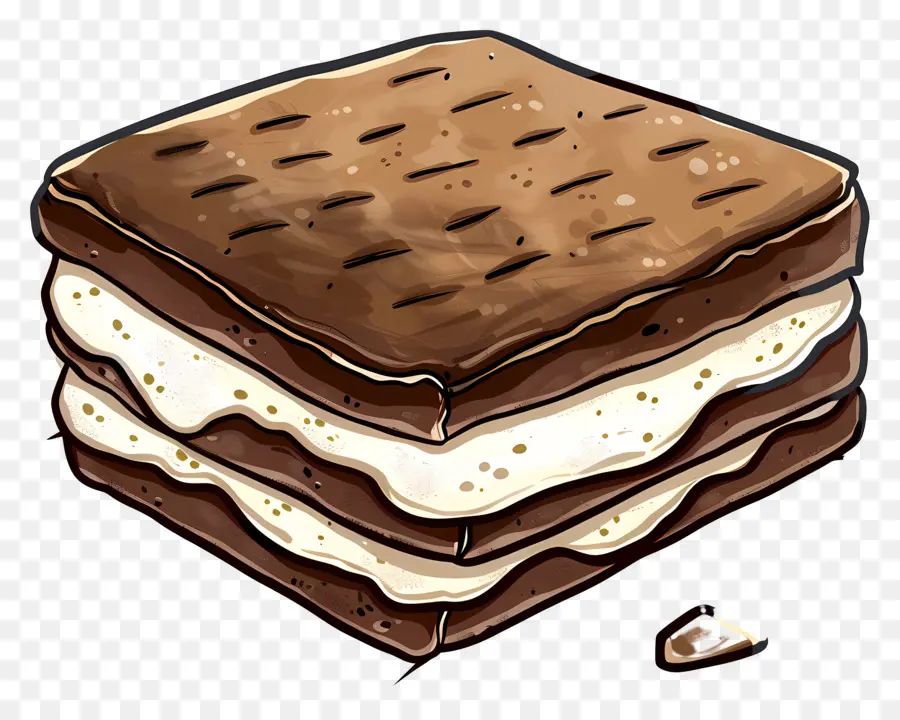 Sandwich Es Krim，Chocolate Sandwich Cookie PNG