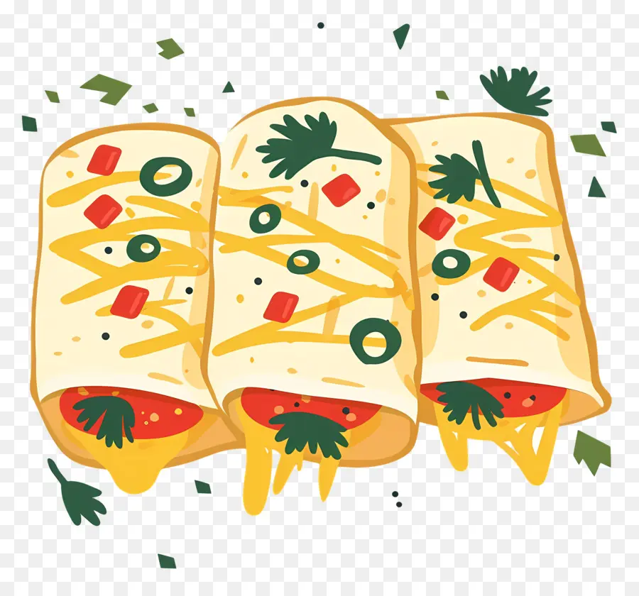 Enchilada，Burrito PNG