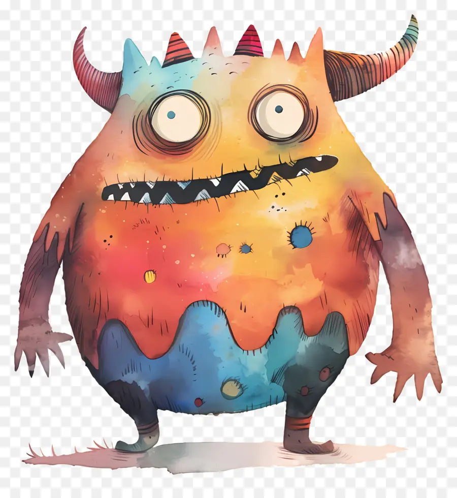 Kartun Monster，Lucu Rakasa PNG