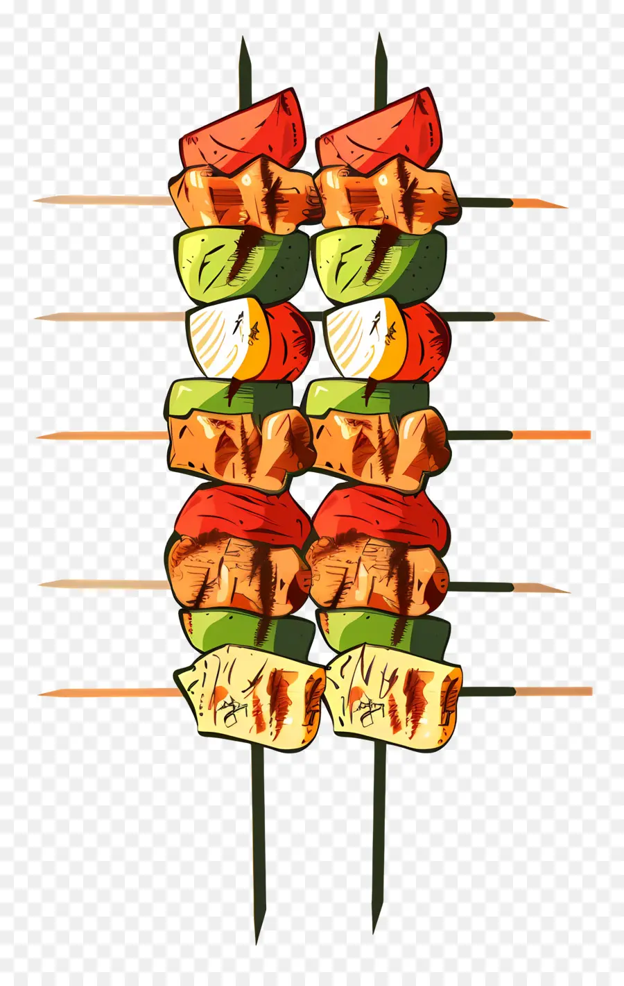 Kebab，Tusuk Sate PNG