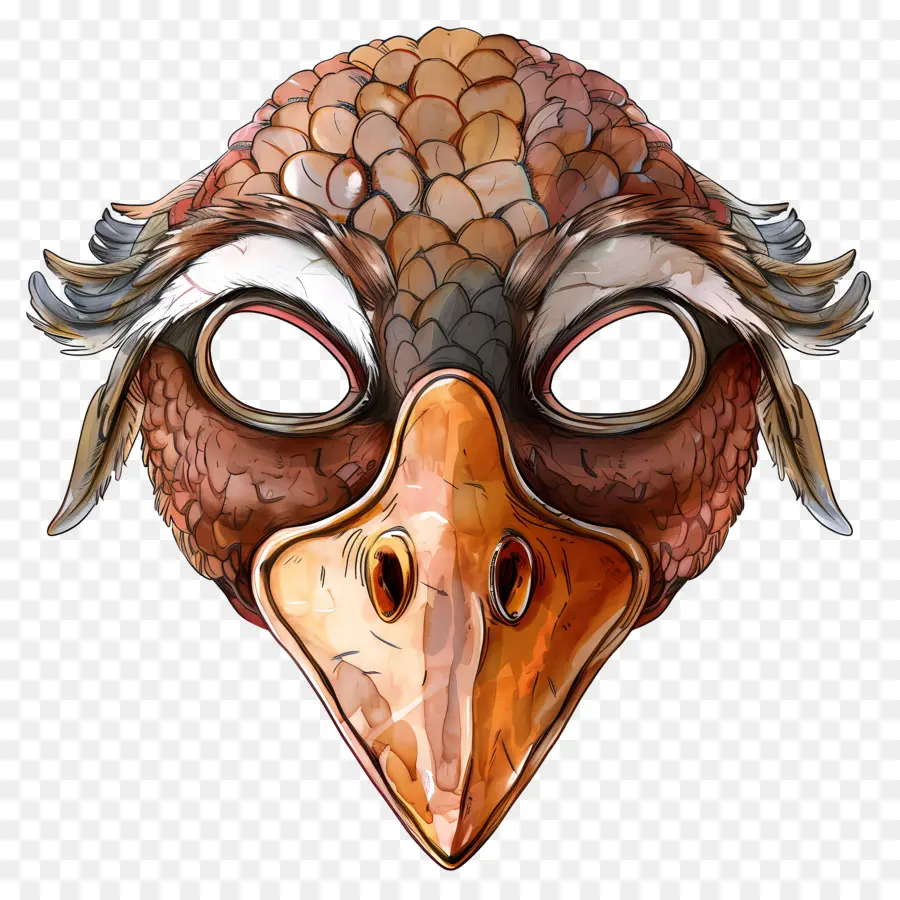 Masker，Lukisan Burung PNG