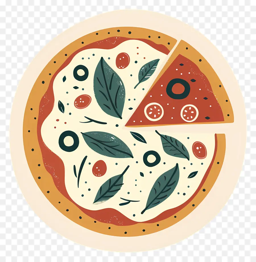 Pizza，Keju Mozzarella PNG