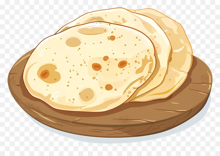 Roti Naan，Pancake PNG