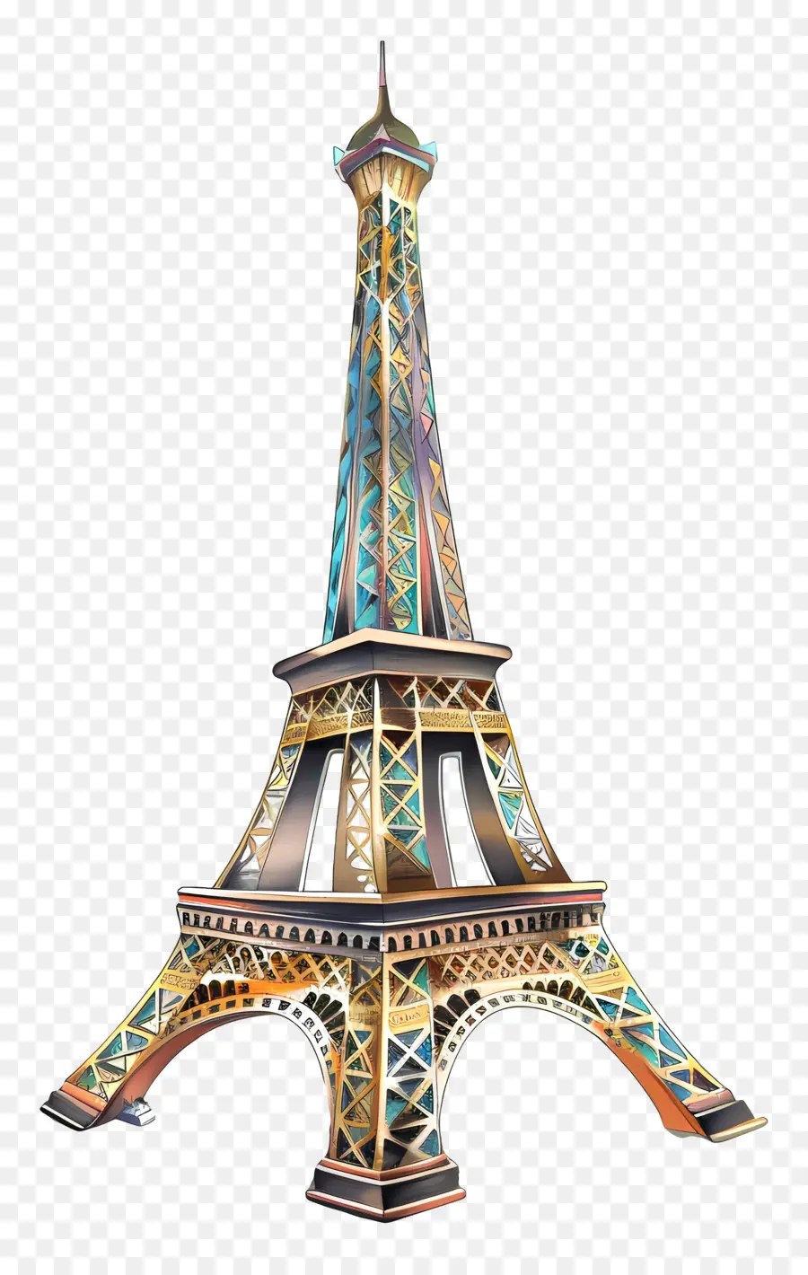 Menara Eiffel，Paris PNG