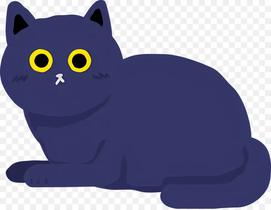 Kartun Kucing，Kucing Biru PNG