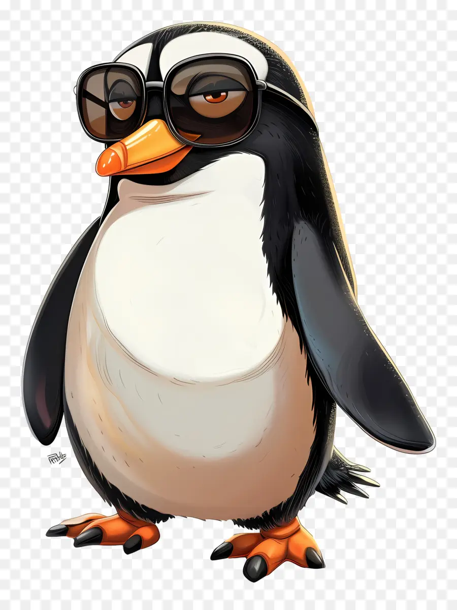 Kartun Penguin，Penguin PNG