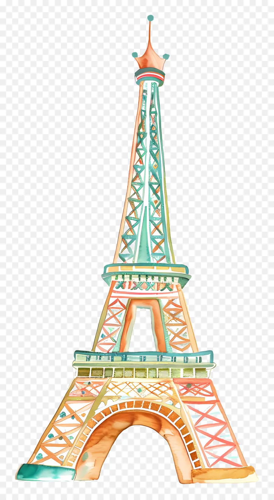 Menara Eiffel，Paris PNG