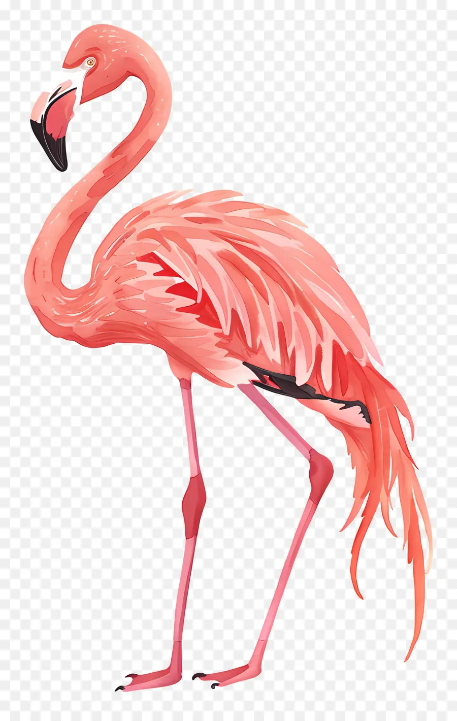 Flamingo，Flamingo Merah Muda PNG