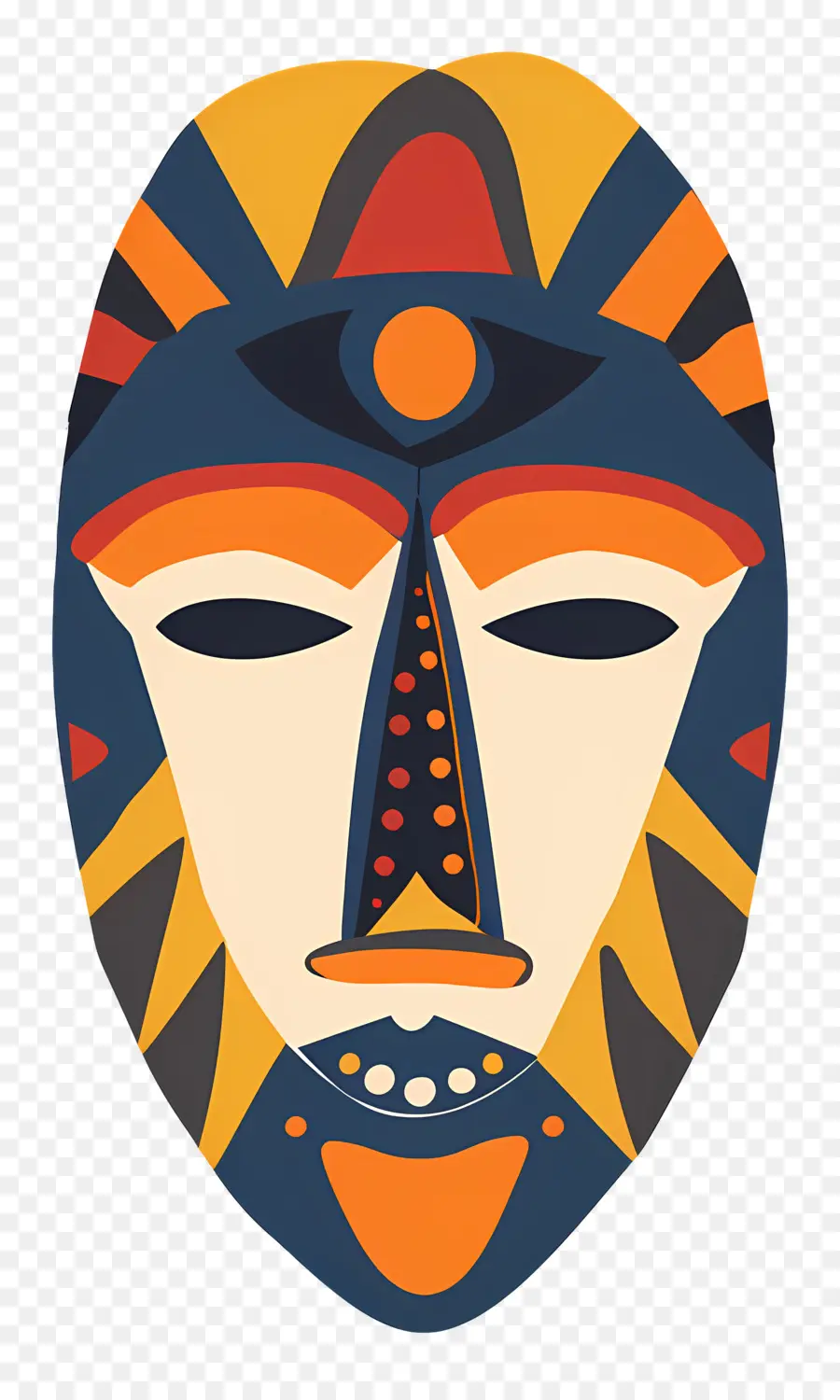 Masker Tribal，Topeng Afrika PNG