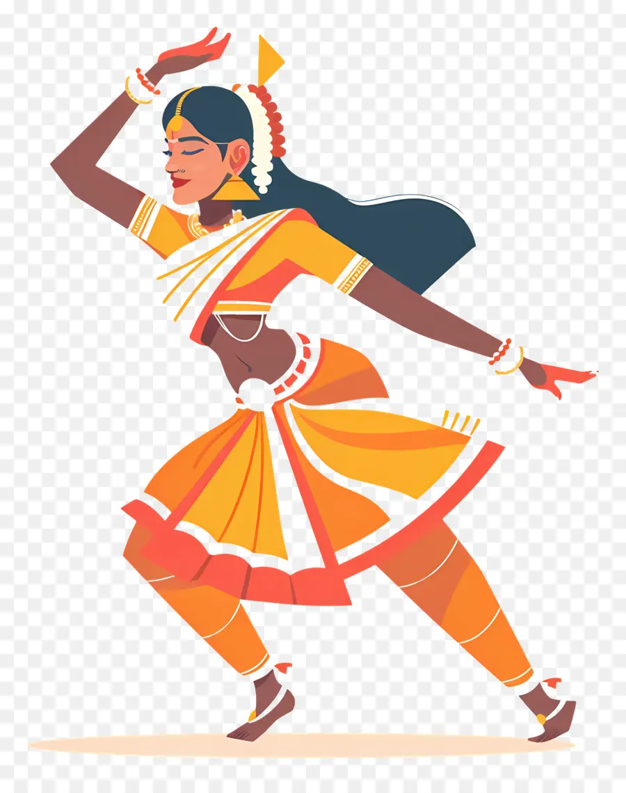 Onam Dance，Tarian Tradisional India PNG