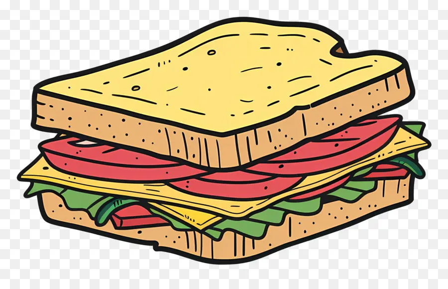 Sandwich，Kartun Sandwich PNG