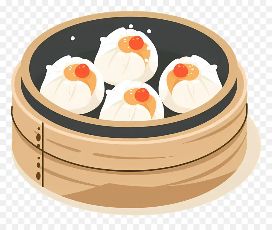 Dim Sum，Kue Kukus PNG