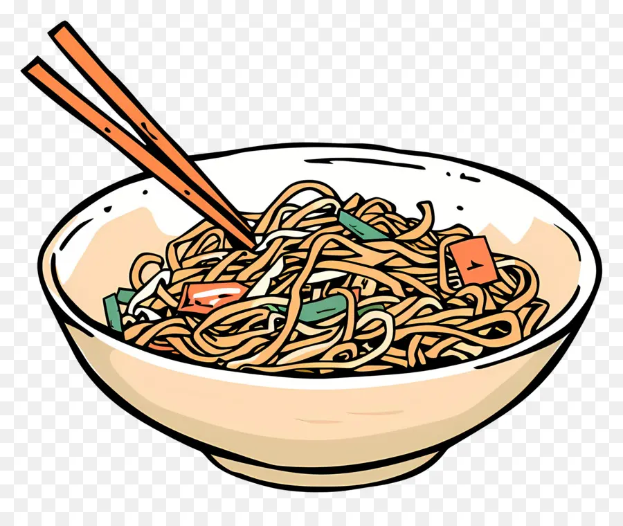 Chow Mein，Mie PNG