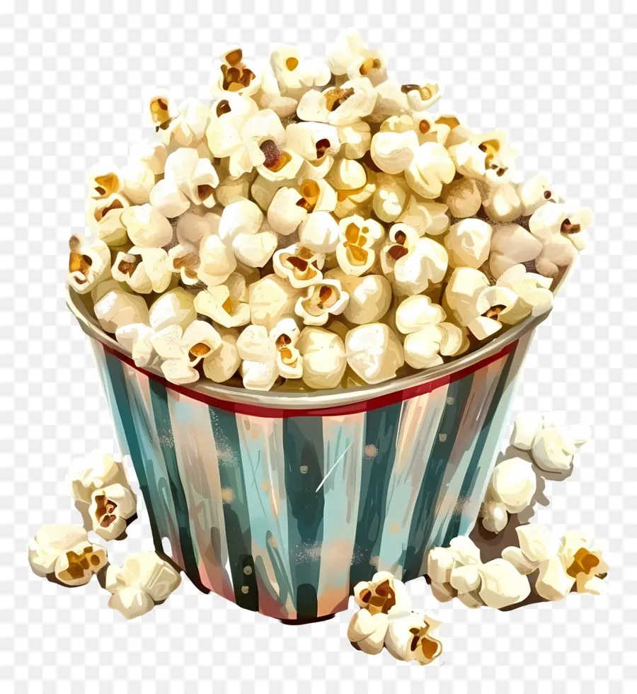 Popcorn，Makanan Ringan PNG