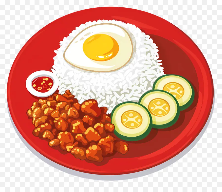 Nasi Lemak，Telur Goreng PNG