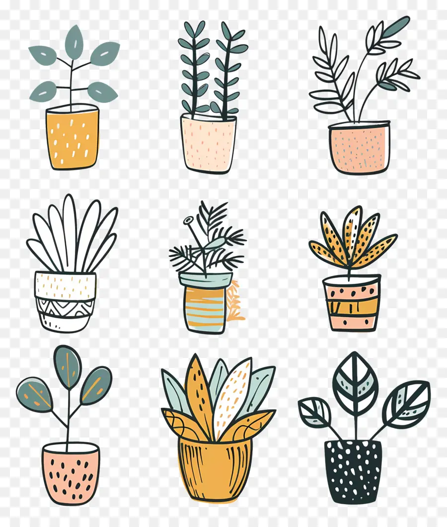 Houseplants Dalam Pot，Pot Tanaman PNG