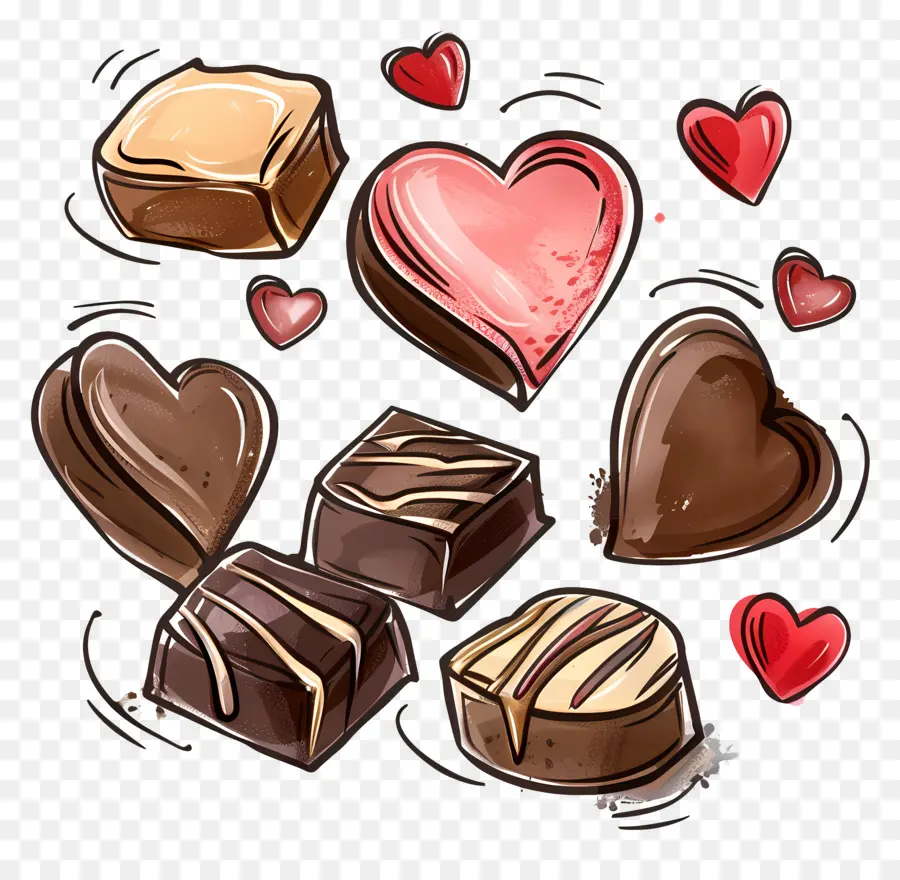 Cokelat，Hari Valentine PNG