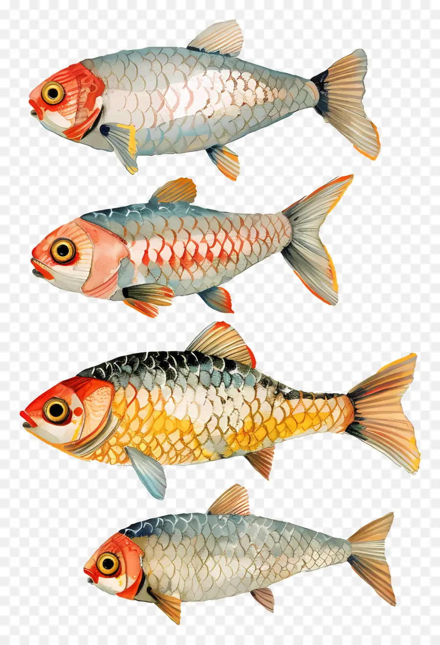 Ikan，Lukisan Ikan PNG