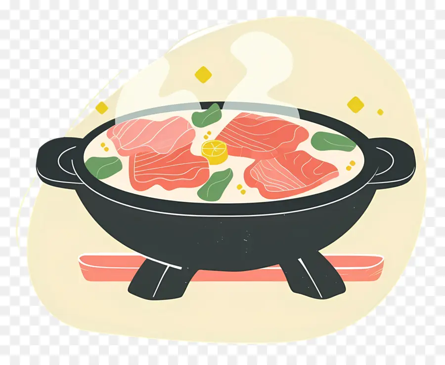 Hot Pot，Mengukus Makanan Panas PNG