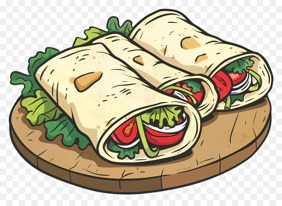 Burrito，Sandwich Wraps PNG