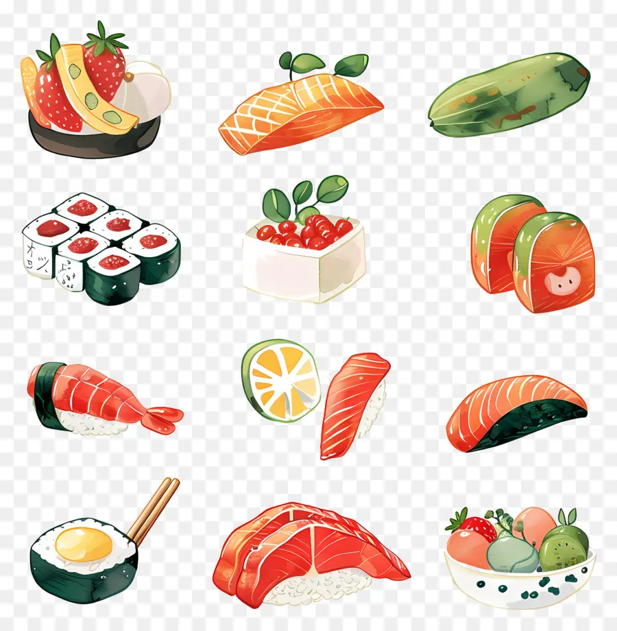 Makanan，Sushi PNG