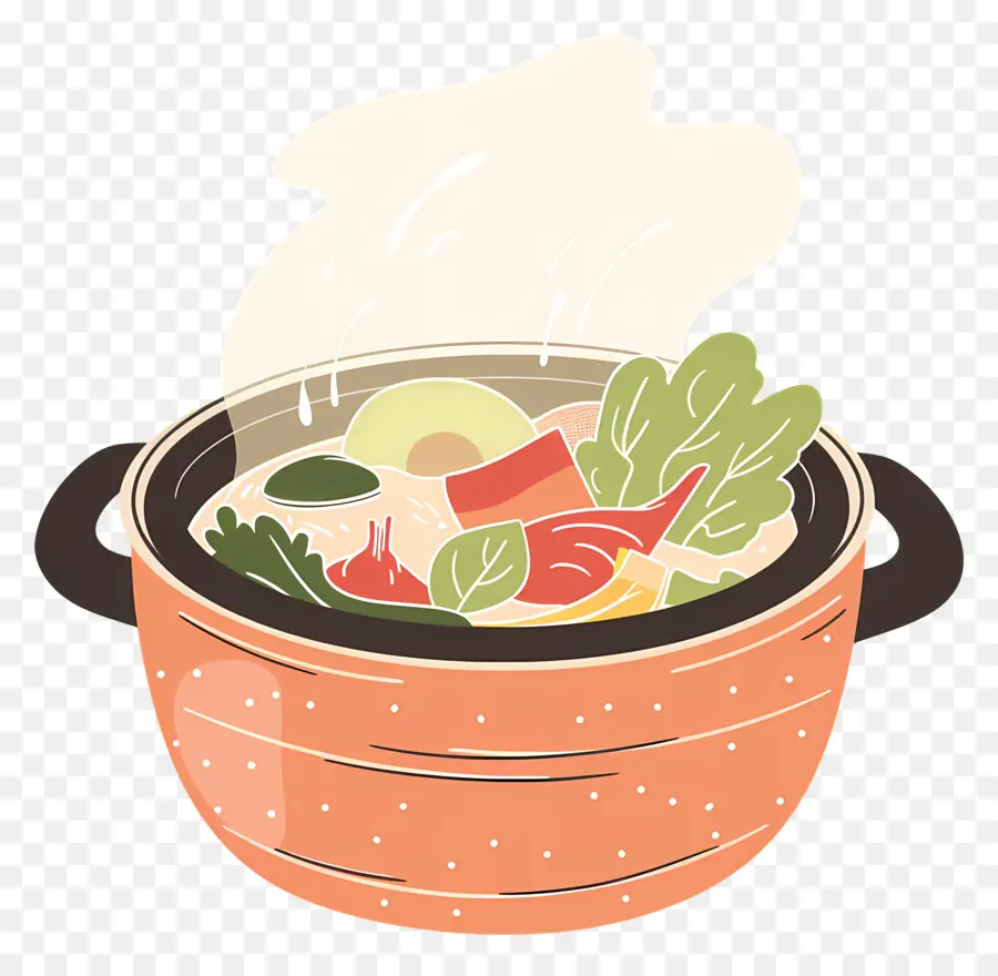 Hot Pot，Makanan Yang Dimasak PNG