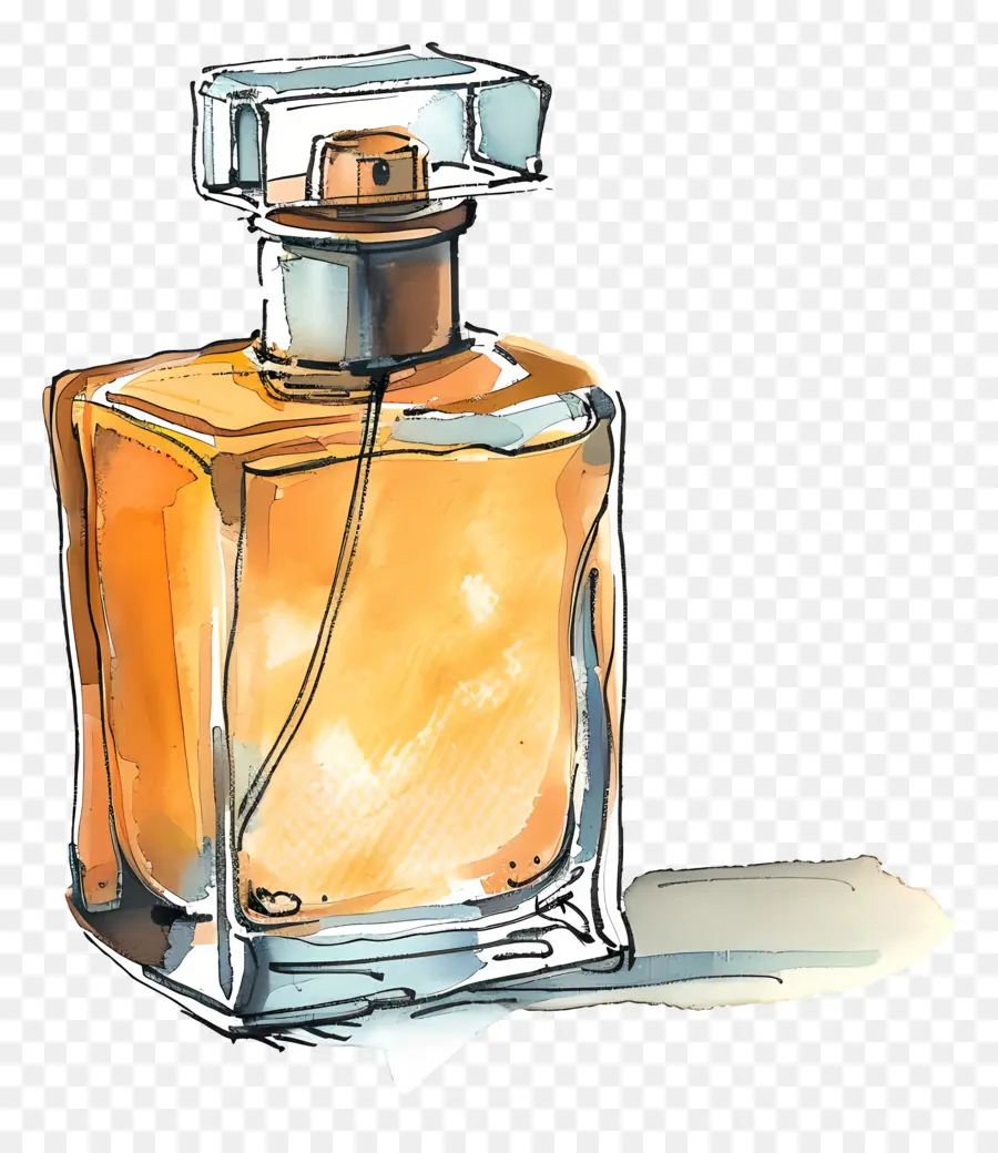 Parfum，Lukisan Cat Air PNG