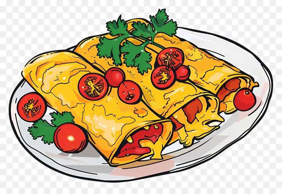 Enchilada，Keju PNG