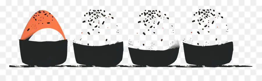 Onigiri，Hiu Hitam PNG