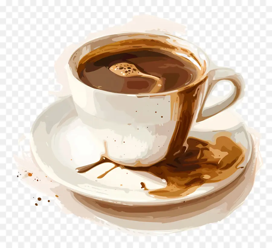 Kopi，Kopi Tumpah PNG