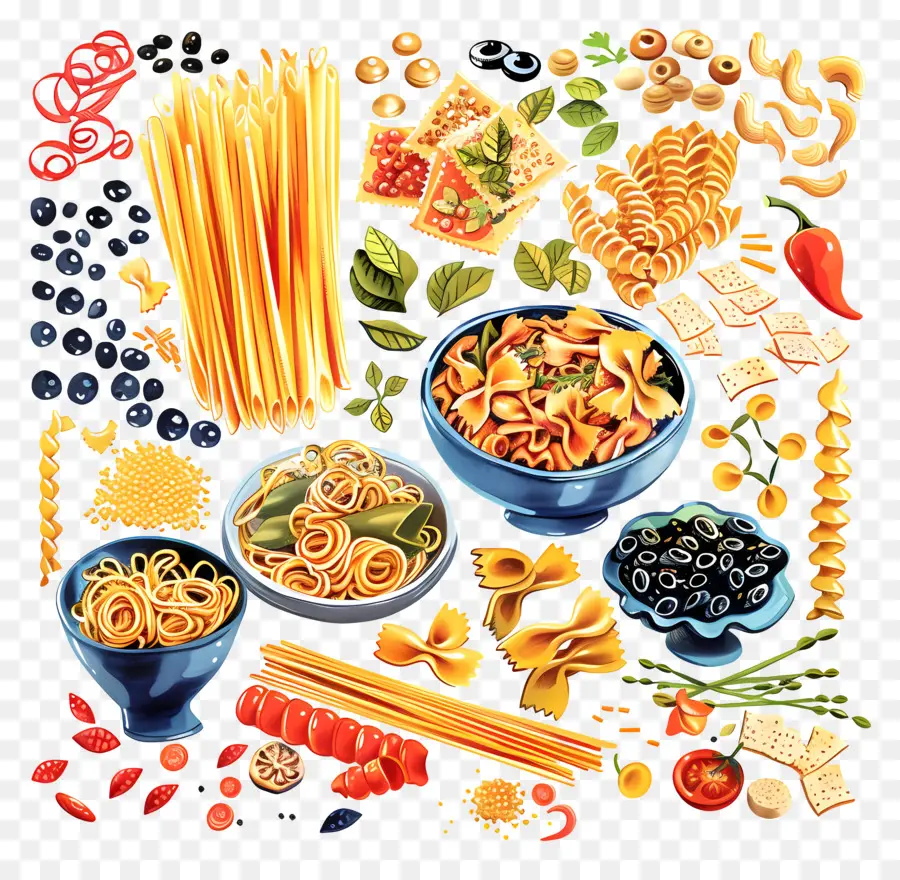 Pasta，Spaghetti PNG